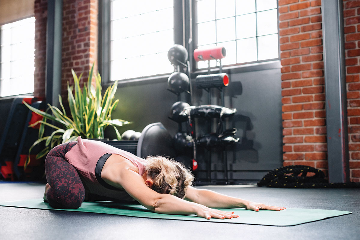 Child’s Pose Push-Up