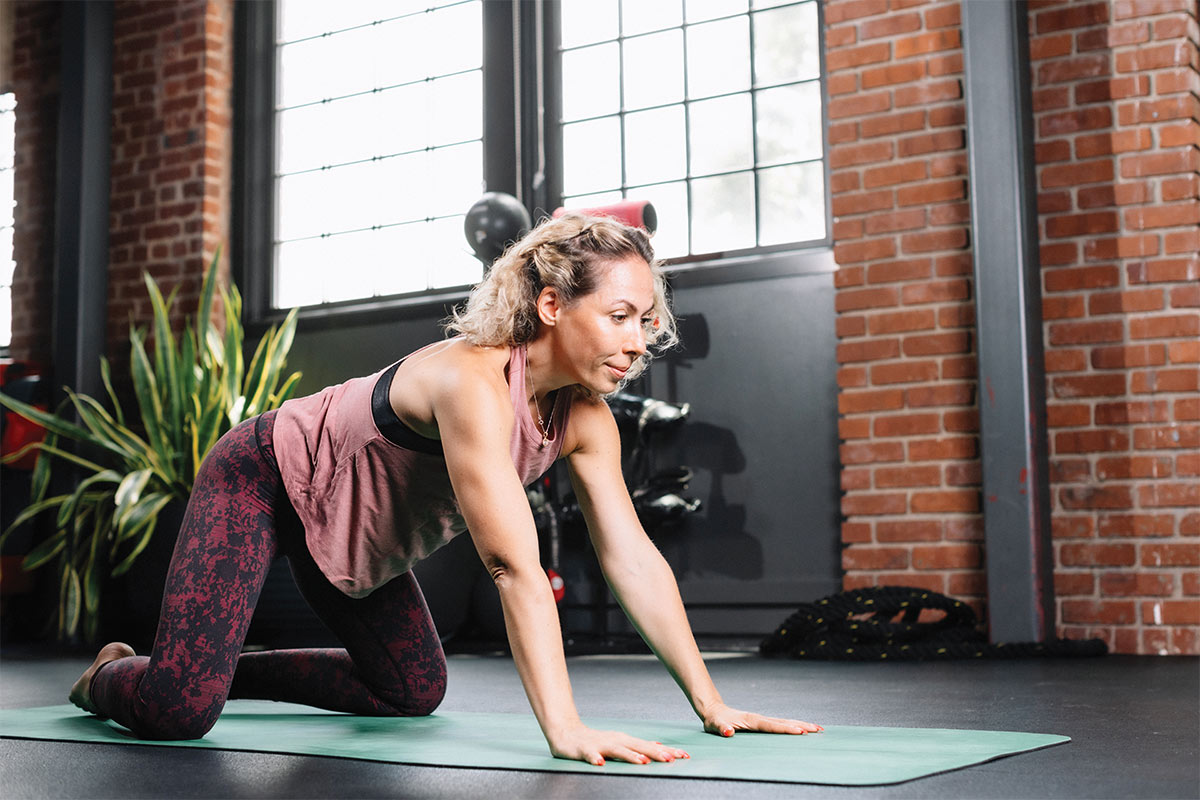 Child’s Pose Push-Up
