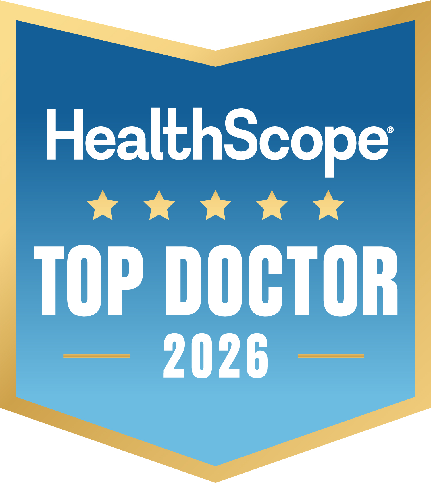 HealthScope Top Doctor 2026 Badge