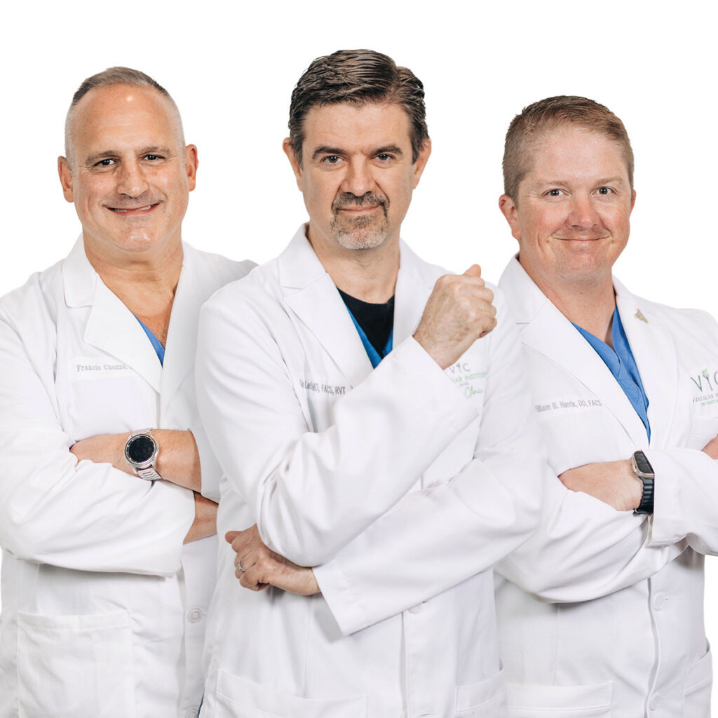 Dr. Cuozzo, Dr. LeSar, and Dr. Harris at VIC