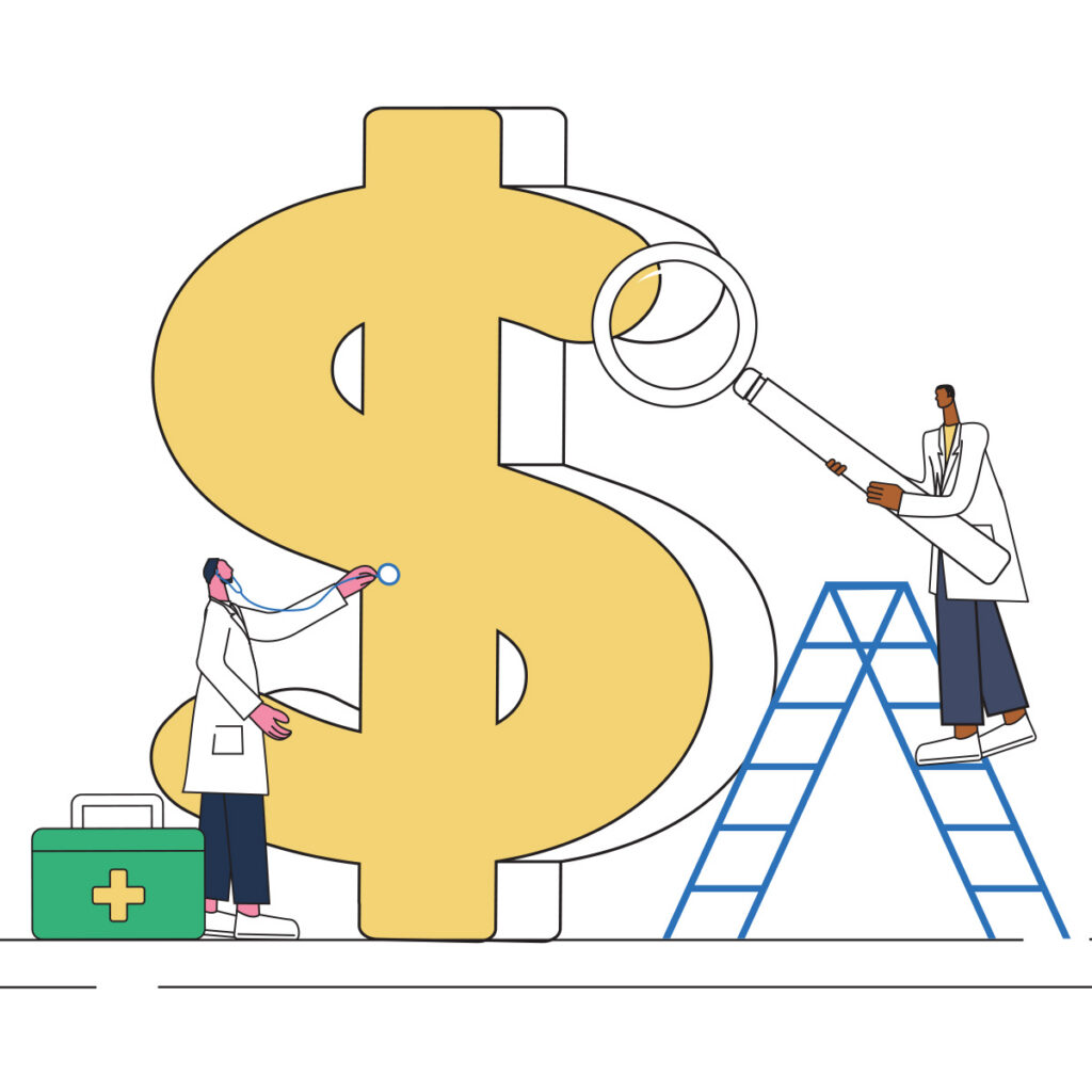 illustration of healthcare costs